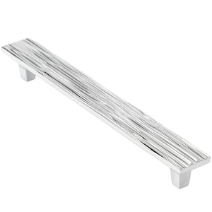 River 6-5/16 in. (160 mm) Center-to-Center Polished Chrome Cabinet Bar Pull
