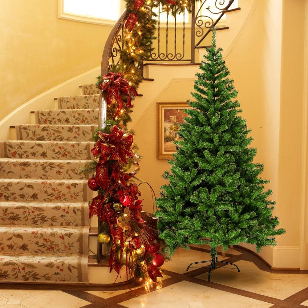 YanHoo Christmas Decorations Christmas Vintage Ceramic Christmas Tree with  LED Lights Indoor Decoration Christmas Tree LED Decoration