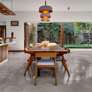 Iris Fossil 47.24 in. x 47.24 in. Matte Porcelain Floor and Wall Tile (15.49 sq. ft./Each)