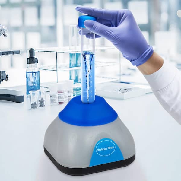 Vortex Mixer, 3000rpm Mini Vortex Mixer Shaker, Touch Function Scientific Lab Vortex Shaker, Mix Up to 50 mL. 6 mm.
