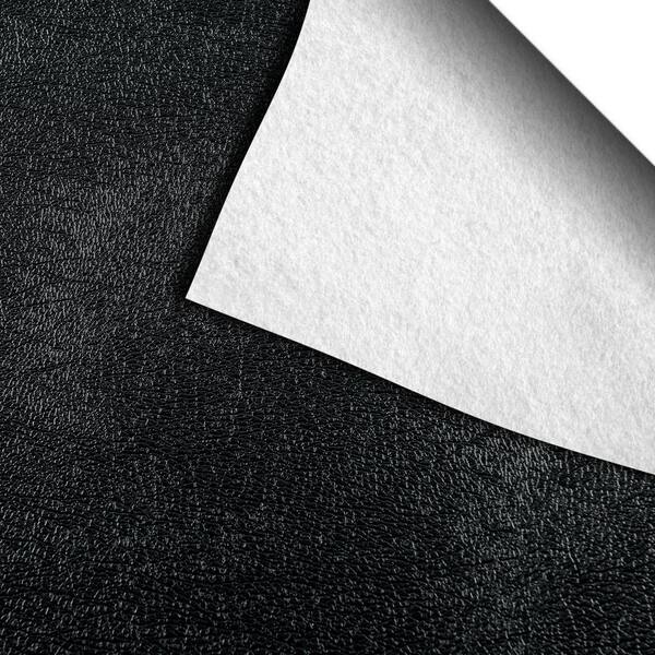 G-Floor Shed Flooring Midnight Black Levant Commercial Vinyl Sheet Flooring (8 ft. W x 16 ft. L)