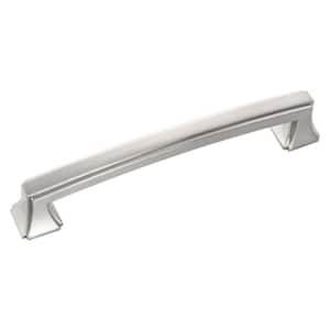 Bridges Collection 5 in. (128 mm) Satin Nickel Cabinet Door and Drawer Pull (10-Pack)