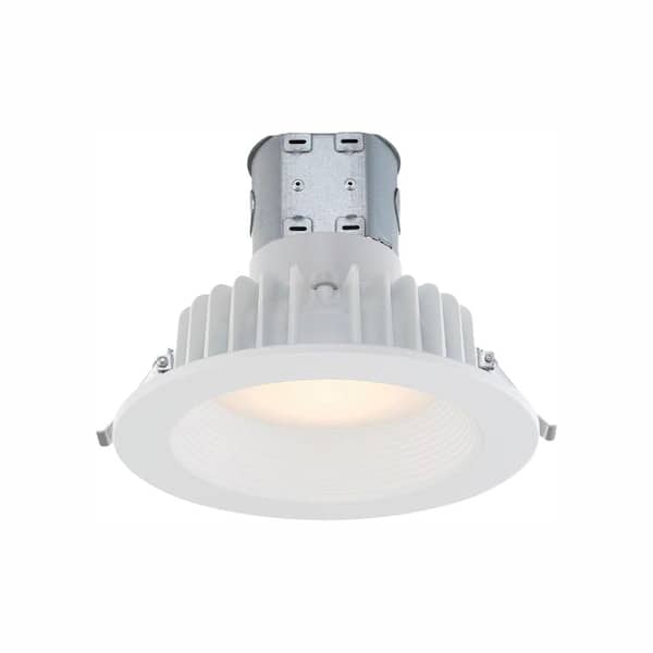 EnviroLite Easy Up 6 in. White Integrated LED Recessed Kit