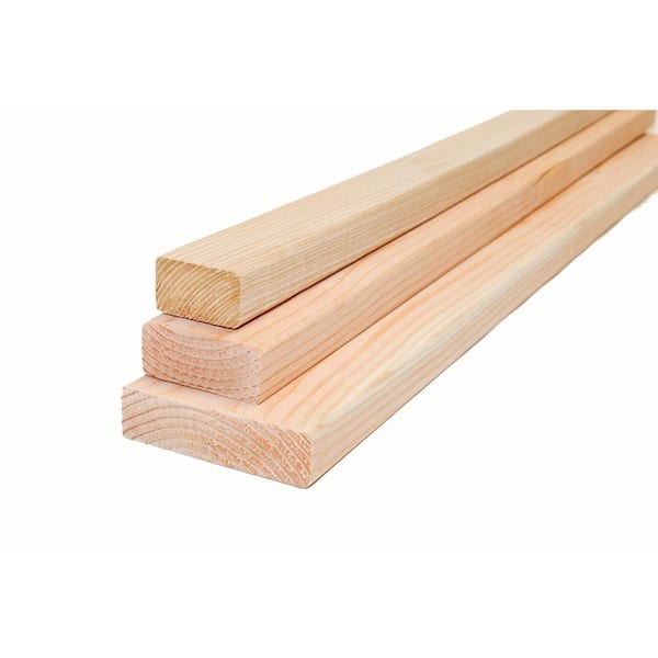 Unbranded 2 in. x 3 in. x 96 in. Select Kiln Dried Whitewood Stud