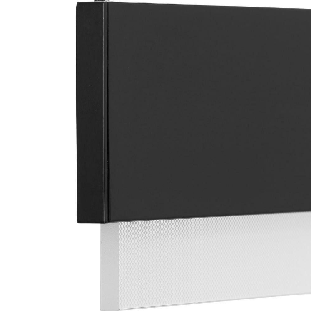 Matte Black 32" LED Linear Vanity Light with Acrylic Shade