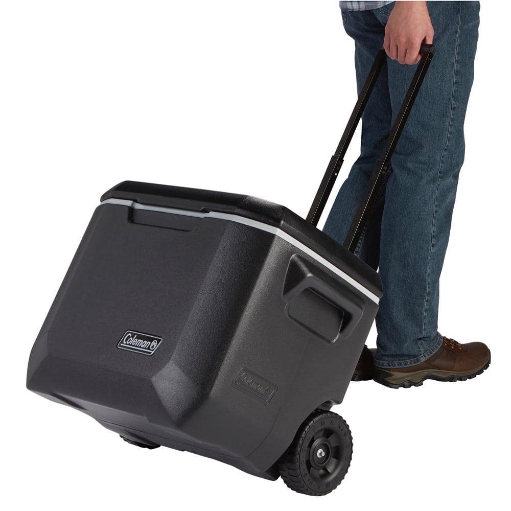 Coleman Black 50 Quart Insulated Wheeled Cooler