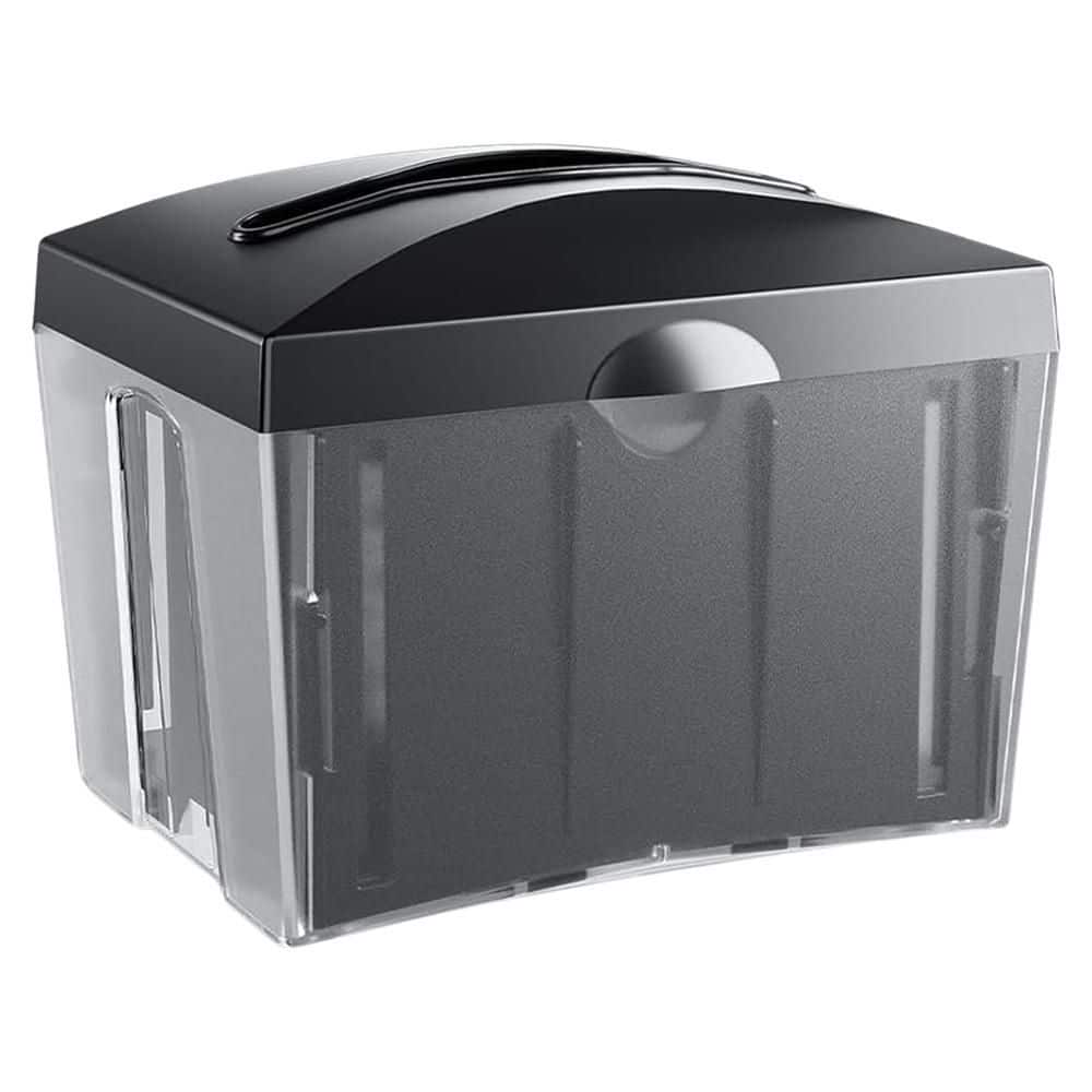 Tabletop Commercial Paper Napkin Dispenser Space-Saving Black ABS Plastic One-at-a-Time Dispensing 8x6.1x6.5 price history on PriceWatchPro