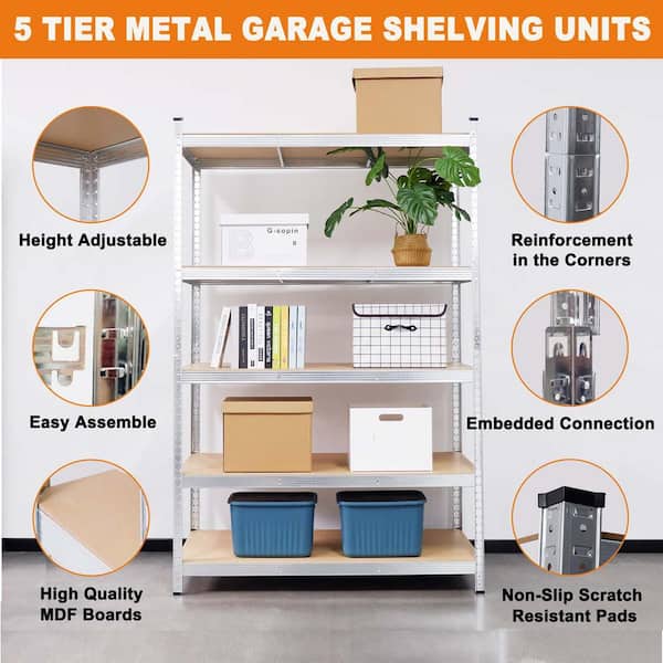 Kitchen Organization Storage  Metal Storage Shelving Unit