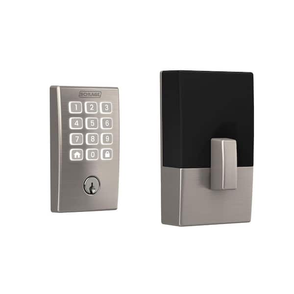 Century Satin Nickel Electronic Arrive Smart Wifi Deadbolt