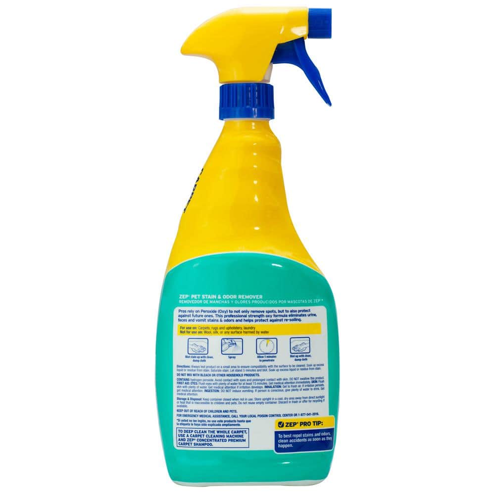 Zep 32 oz Clear Pet Stain and Odor Remover Spray
