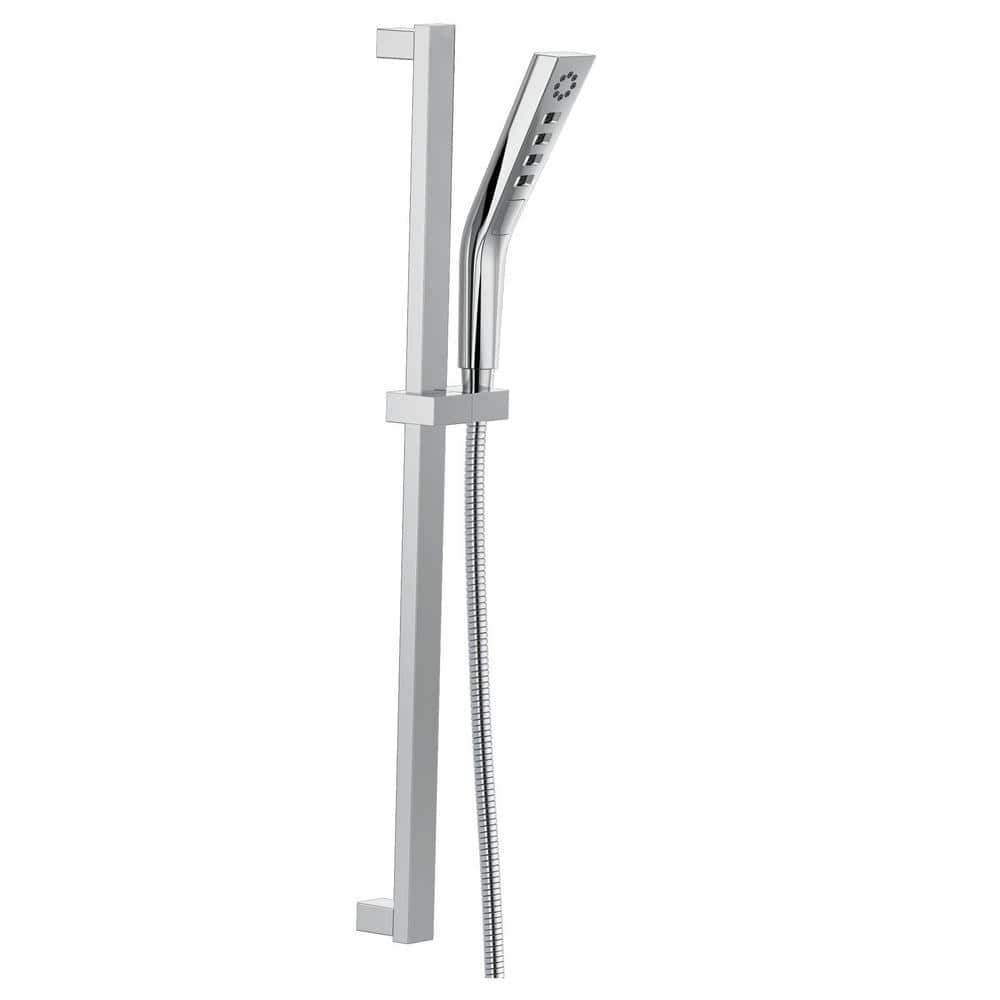 Delta 3-Spray Patterns 1.75 GPM 1.81 in. Wall Mount Handheld Shower ...