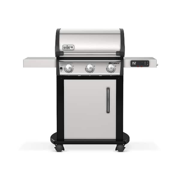 Weber Spirit Smart SX-315 3-Burner Liquid Propane Gas Grill in Stainless Steel with Connect Smart Grilling Technology