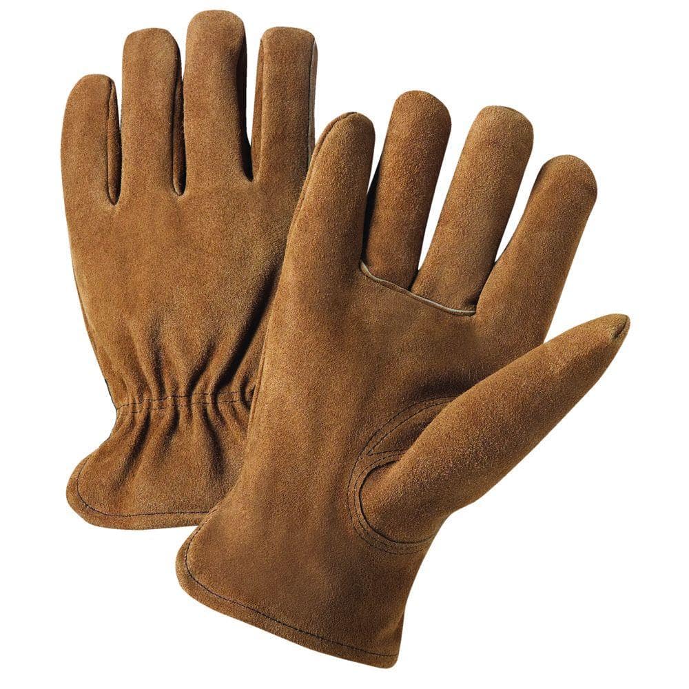 8 PAIRS West Chester INSULATED 91205/L Men's Split Cowhide Leather Palm Gloves 