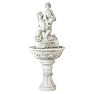Portare Acqua Italian-Style Stone Bonded Resin Sculptural Fountain