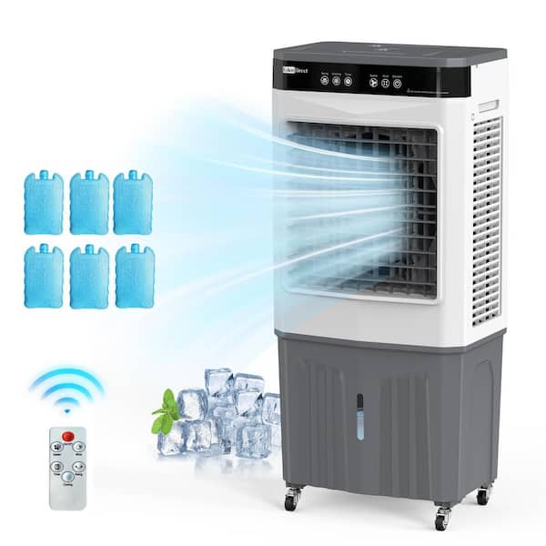 13,000 BTU (DOE) Portable Air Conditioner Cools 550 Sq. Ft. with Heater and Dehumidifier with Remote