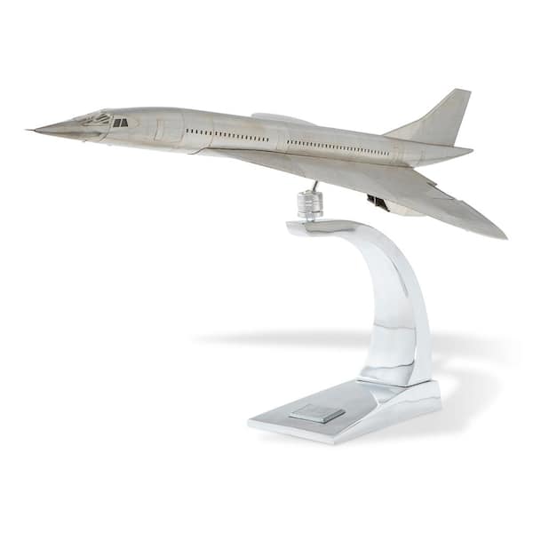 AUTHENTIC MODELS Bruno Silver in Silver Polished Plane Mobile AP460 - The  Home Depot