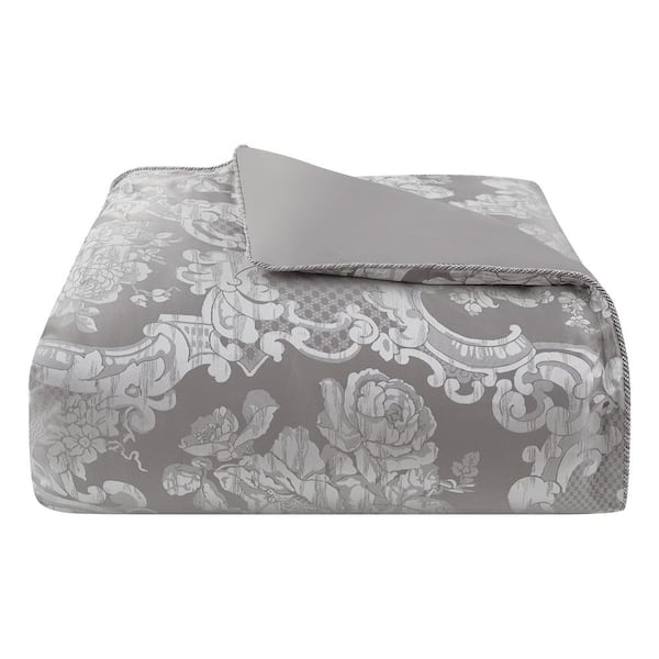 Waterford Palace Collection Floral Jacquard Reversible Comforter