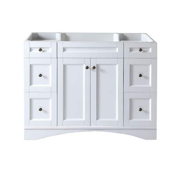 Virtu USA Elise 48 in. W Bath Vanity Cabinet Only in White