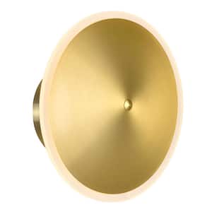 Ovni LED Sconce With Brass Finish