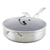 Circulon 5 qt. Silver Stainless Steel Saute Pan with Lid 70239 - The Home  Depot