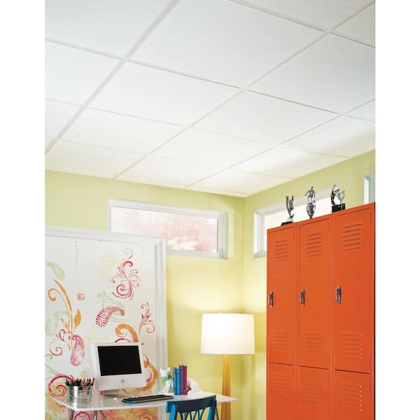 Armstrong Ceilings Sahara 2 Ft X, 2 215 4 Acoustical Ceiling Tile Home Depot