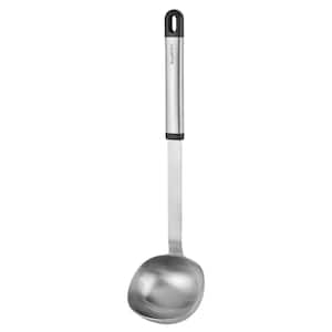 Dinner Spoon Table Spoon Sauce Ladle Serving Spoons Soup Pan Ladle Kitchen Soup Spoon for Cooking Stainless Steel Gravy Soup Spoon Black 