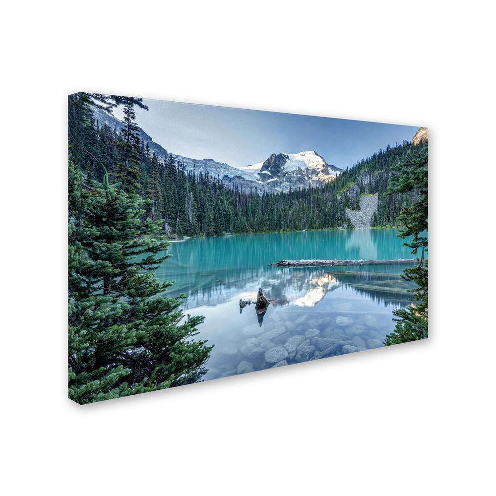 Pierre Leclerc Landscape Canvas Art in Blue and Green, 22" x 32"