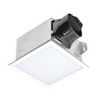 100 CFM Integrity Bathroom Exhaust Fan with Edge-Lit Dimmable LED Light
