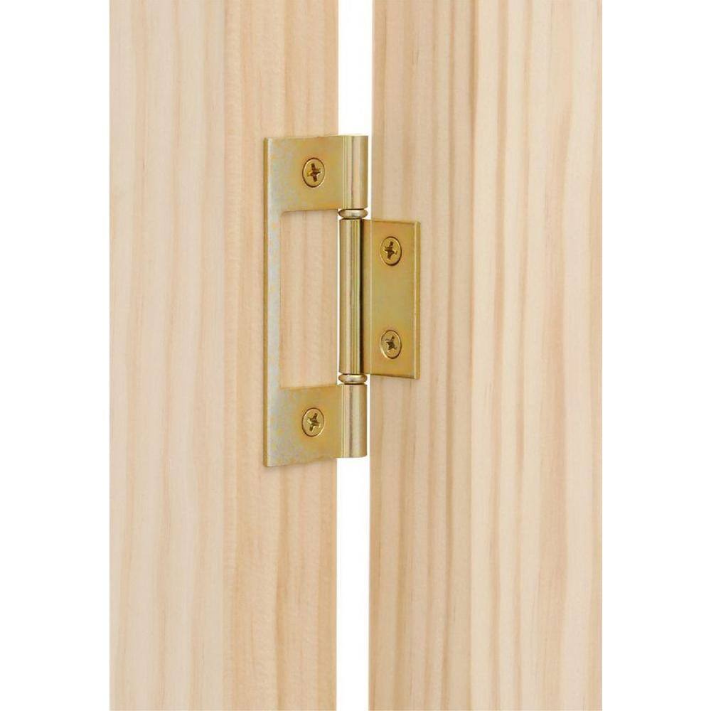Aspen Unfinished Pine Half Glass Bifold Door 30" x 80"