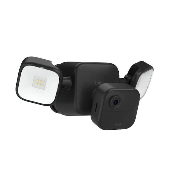 Outdoor4 Floodlight Camera Wireless Wifi Smart Battery Operated Security Camera,Night Vision,Two-Way-Talk,LiveView Black