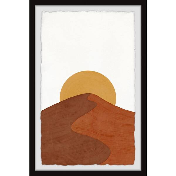 Sunrise Ridge by Marmont Hill Framed Abstract Art Print 18 in. x 12 in ...