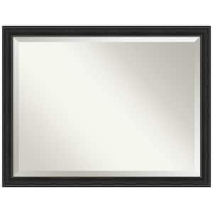 Shipwreck Black Narrow 44 in. H x 34 in. W Framed Wall Mirror