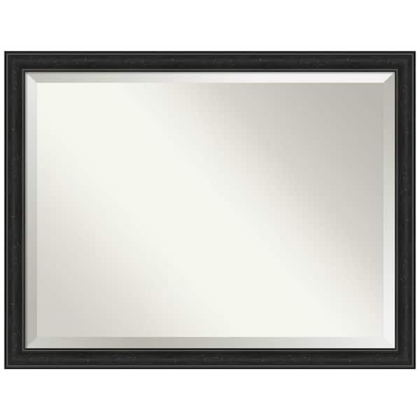 Amanti Art Shipwreck Black Narrow 44 in. H x 34 in. W Framed Wall Mirror