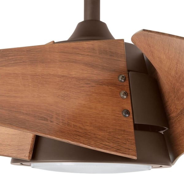 Home Decorators Collection - Broughton 42 in. LED Espresso Bronze Ceiling Fan with Remote Control