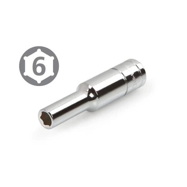 TEKTON 1/4 in. Drive 5 mm 6-Point Deep Socket 11142 - The Home Depot