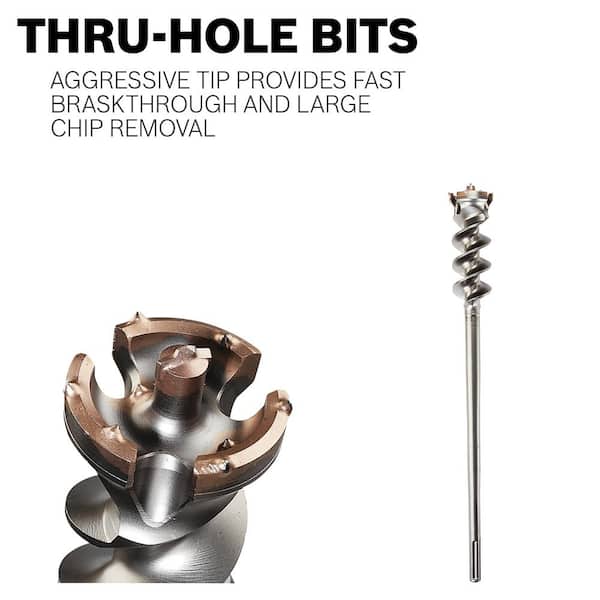 Bosch 8 in. SDS-MAX Carbide Core Bit Extension CAM008 - The Home Depot