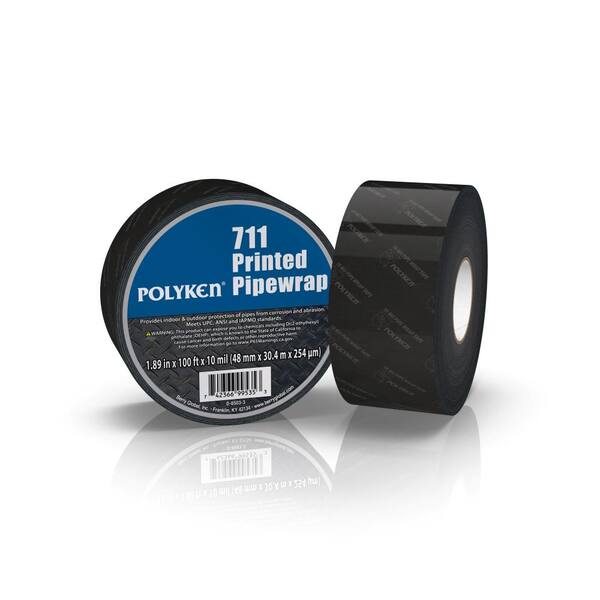 Black Swan Pipe Wrap Tape , 4 x 100' - 10 Mil - Pkg Qty 12 10280