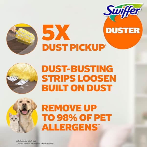 Heavy Duty Pet Febreze Odor Defense Multi-Surface Duster Refills (11-Count)