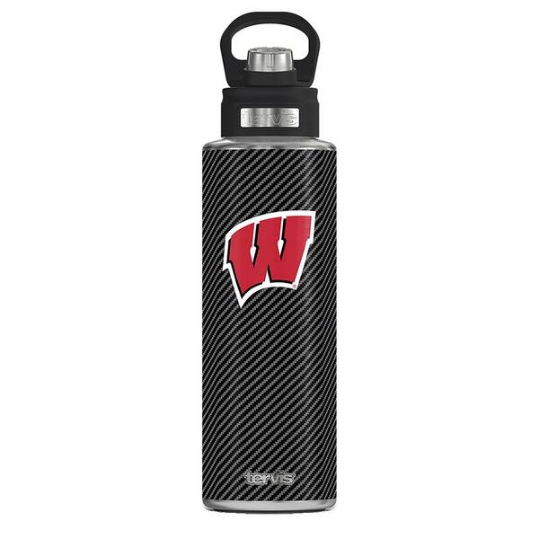 Tervis CL UNV OF WI CFIBER 40 oz. Wide Mouth Water Bottle Powder Coated Standard Lid
