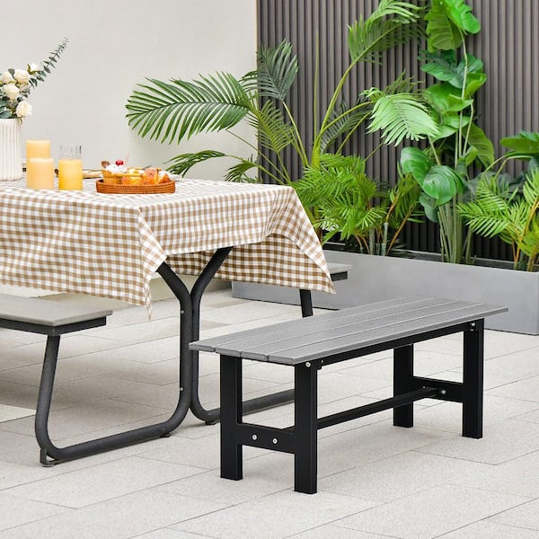 Grey 2025 picnic bench