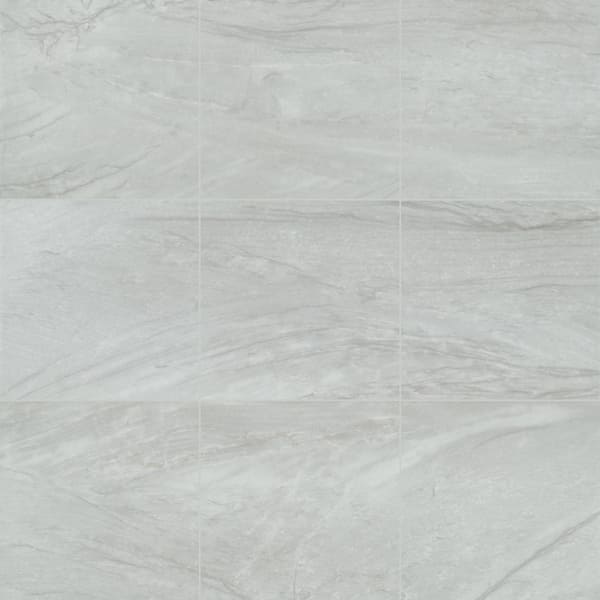 Hillside Gray 24 in. x 24 in. Matte Porcelain Stone Look Floor and Wall Tile (15.76 sq. ft./Case)