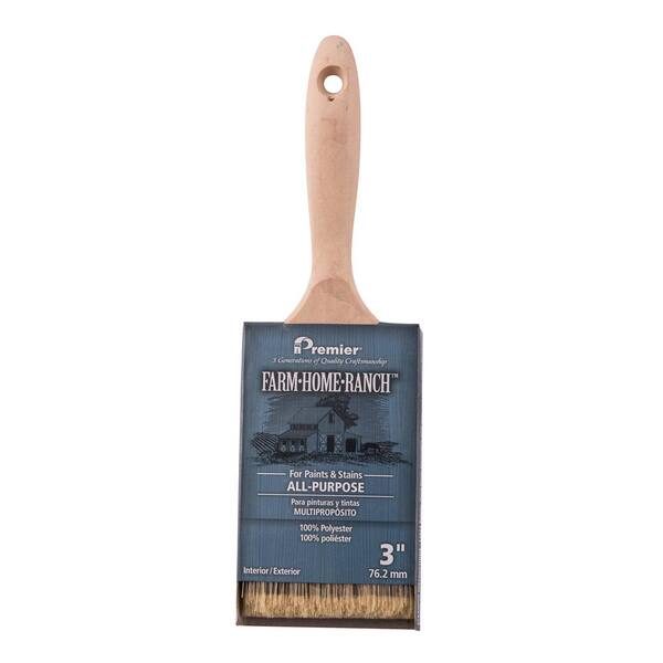Unbranded Farm-Home-Ranch 2 in. Flat Paint Brush (12-Pack)