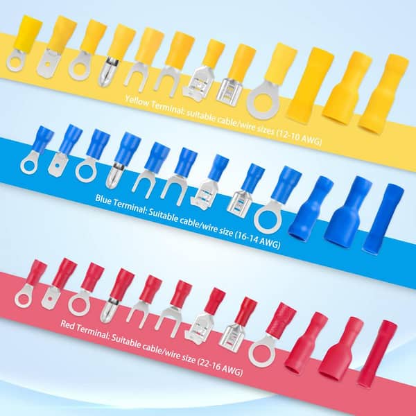Lukyamzn Insulated Wire Terminal Kit - Mixed Quick Lukyamzn Insulated Wire Terminal Kit - Mixed Quick
