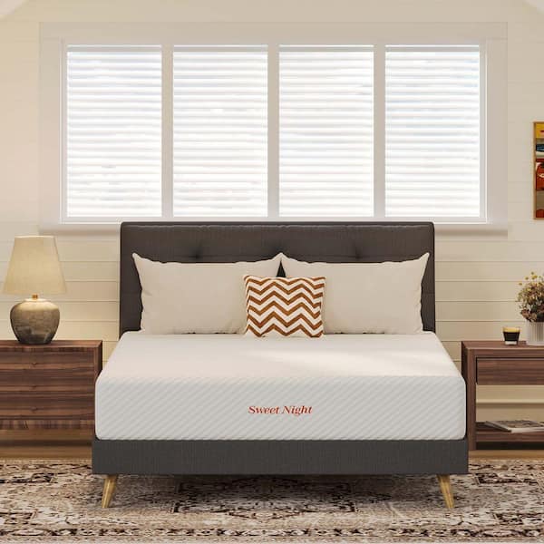 Sweetnight King Medium Firm Memory Foam 12 in. Mattress, Suitable for All Sleeping Positions