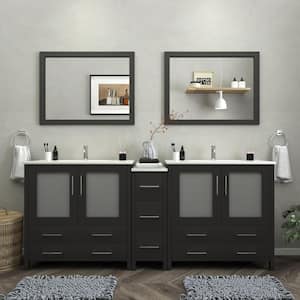 36 Inch Bathroom Cabinet Vanity Shaker Espresso Right Drawers