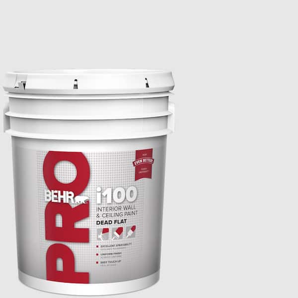 5 gal. #PR-W09 Nimbus Cloud Dead Flat Interior Paint