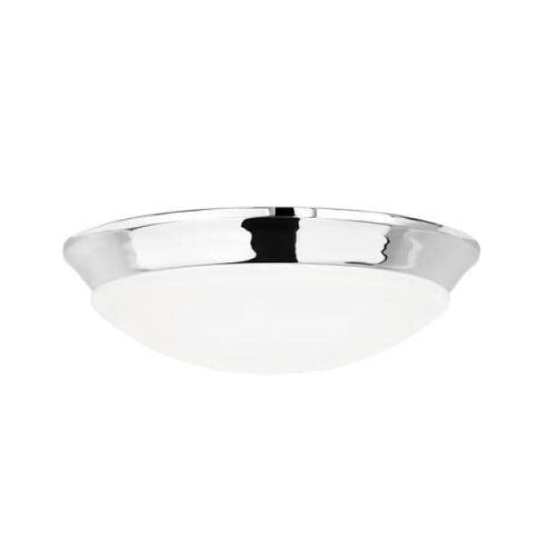 Hampton Bay Chelwood 13 in. Chrome Selectable LED Flush Mount