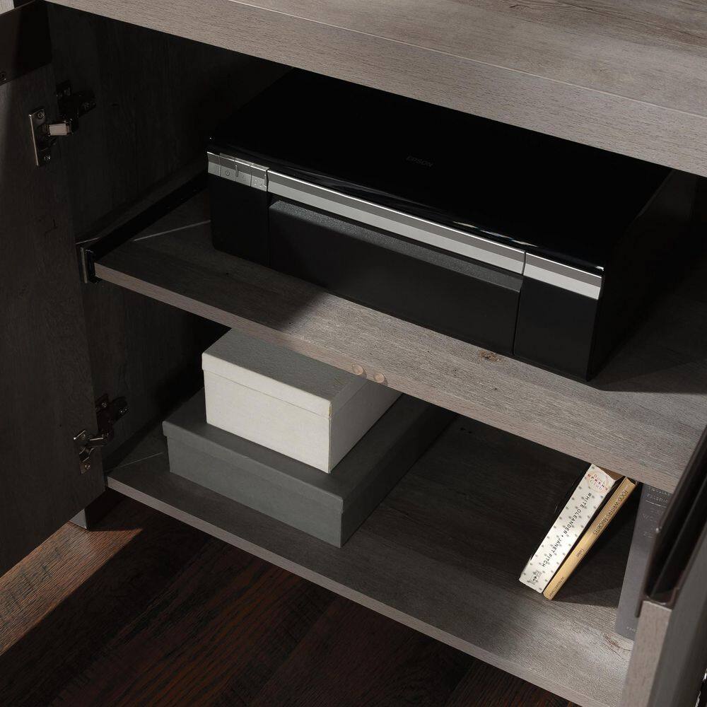 Mystic Oak Large Credenza with Adjustable Shelves