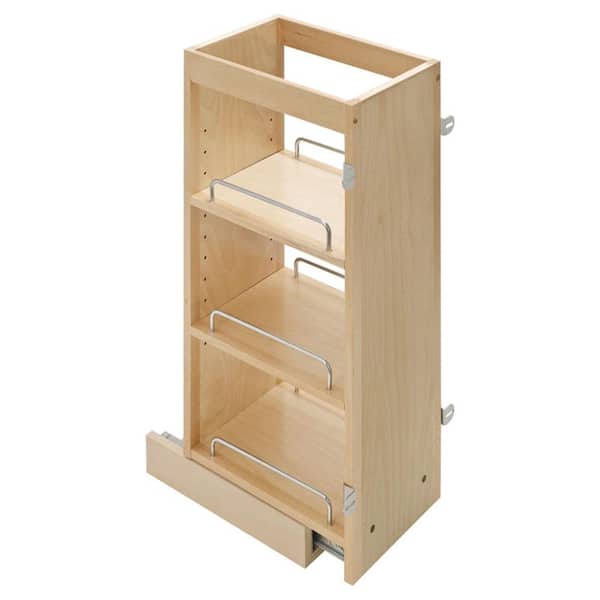 Hafele 12 In W Wall Cabinet Pull Out, Slide Out Vertical Shelves