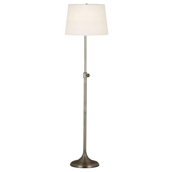 In Vintage Brass Floor Lamp 20955vb, Vintage Double Gooseneck Floor Lamp Home Depot